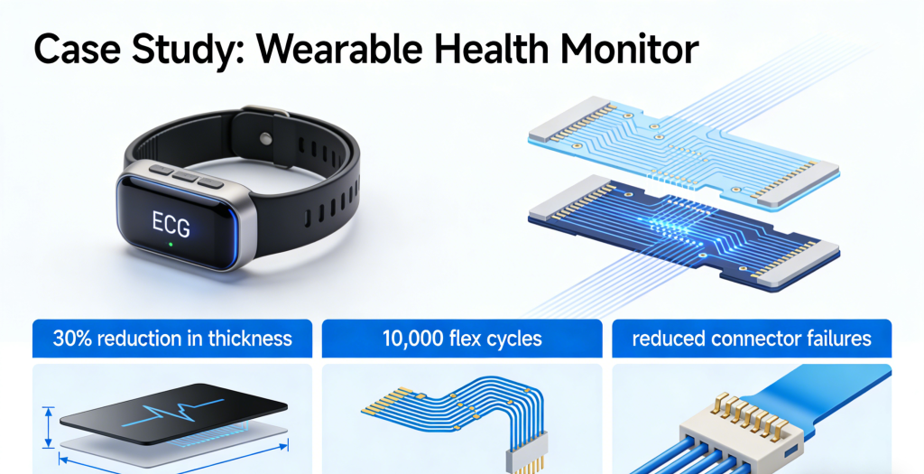 Double-Layer Flexible Circuits: Structure, Benefits and Design Guide | JS Circuit INC Double-Layer Flexible Circuits to Wearable Health Monitor