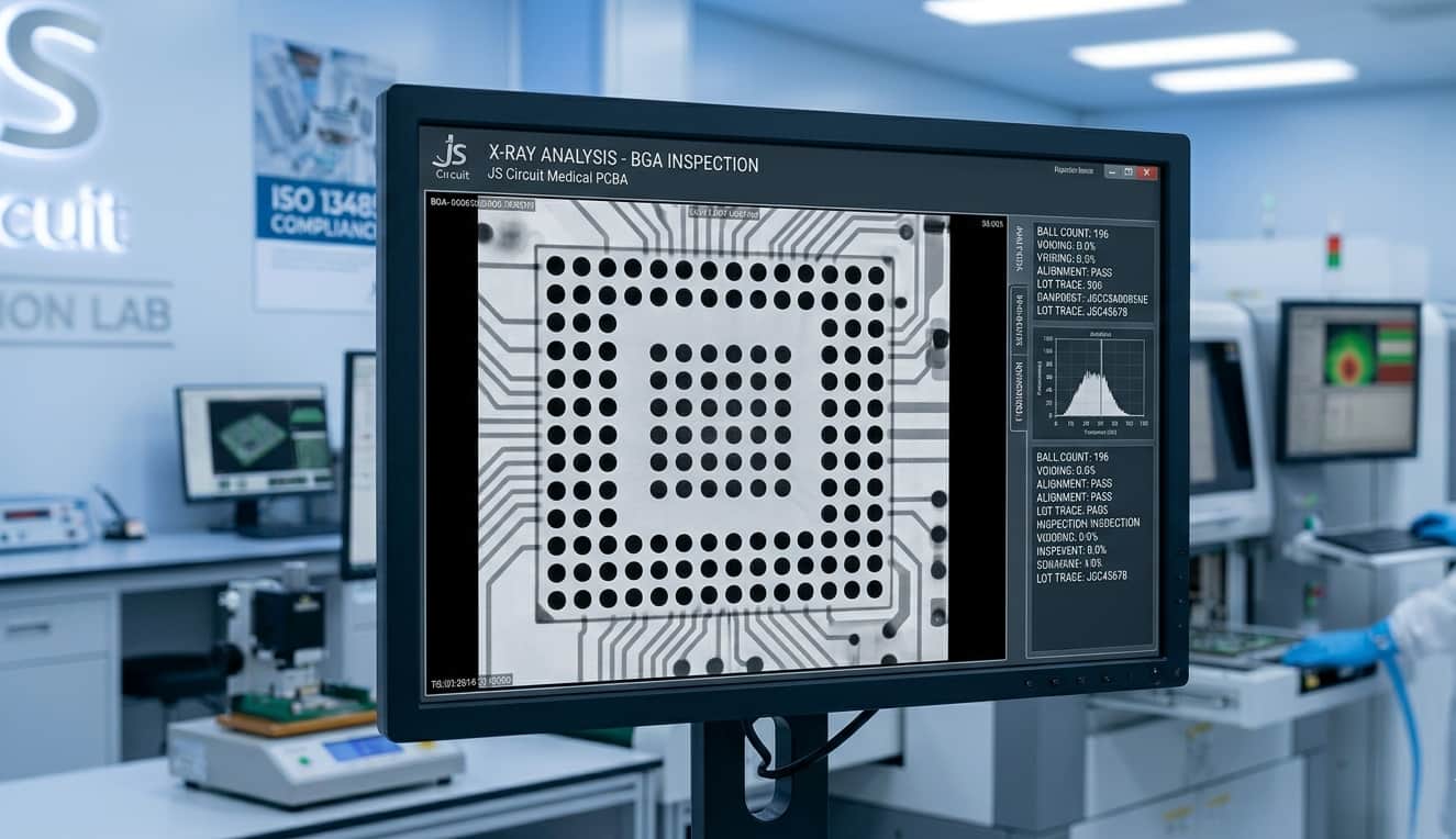 X-ray inspection of BGA components