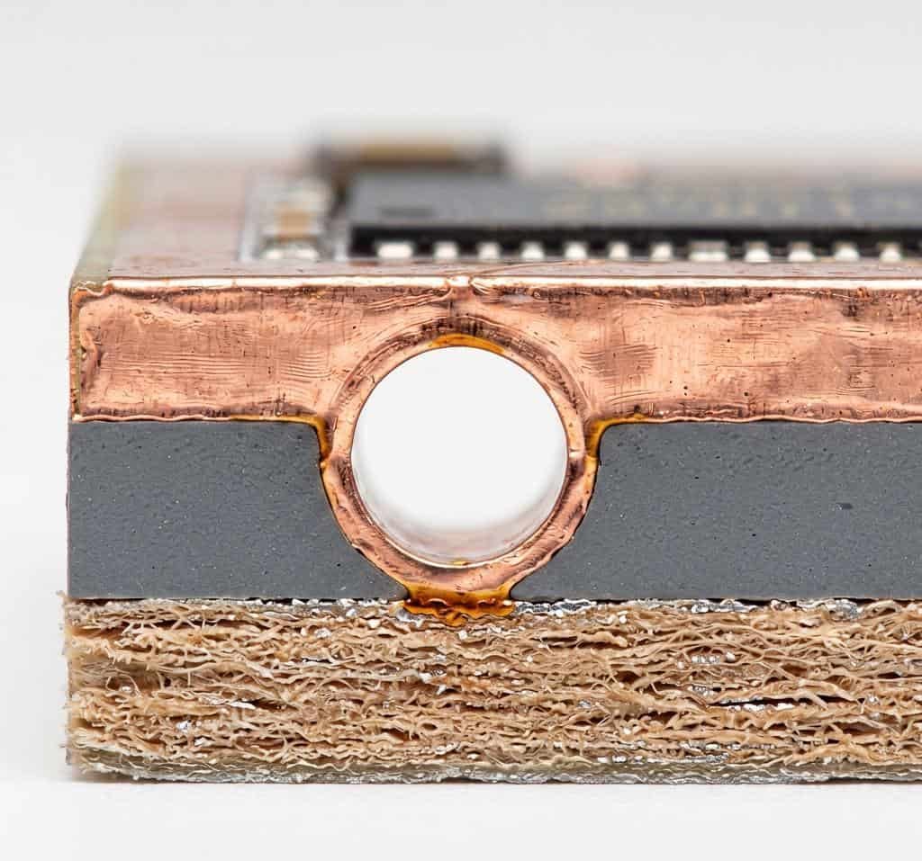Micro-section Verification of Reliable Hybrid Via