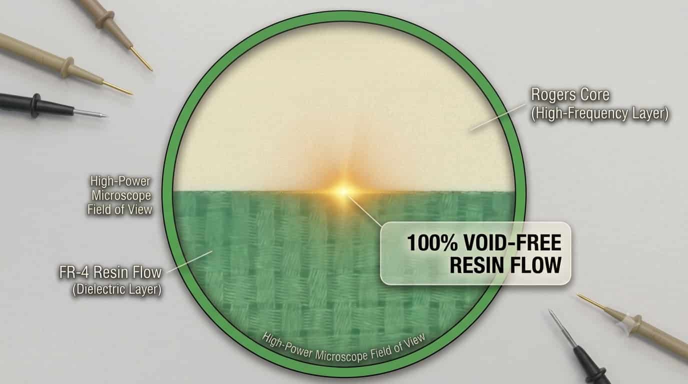 Void-Free Microscopic Interface Analysis